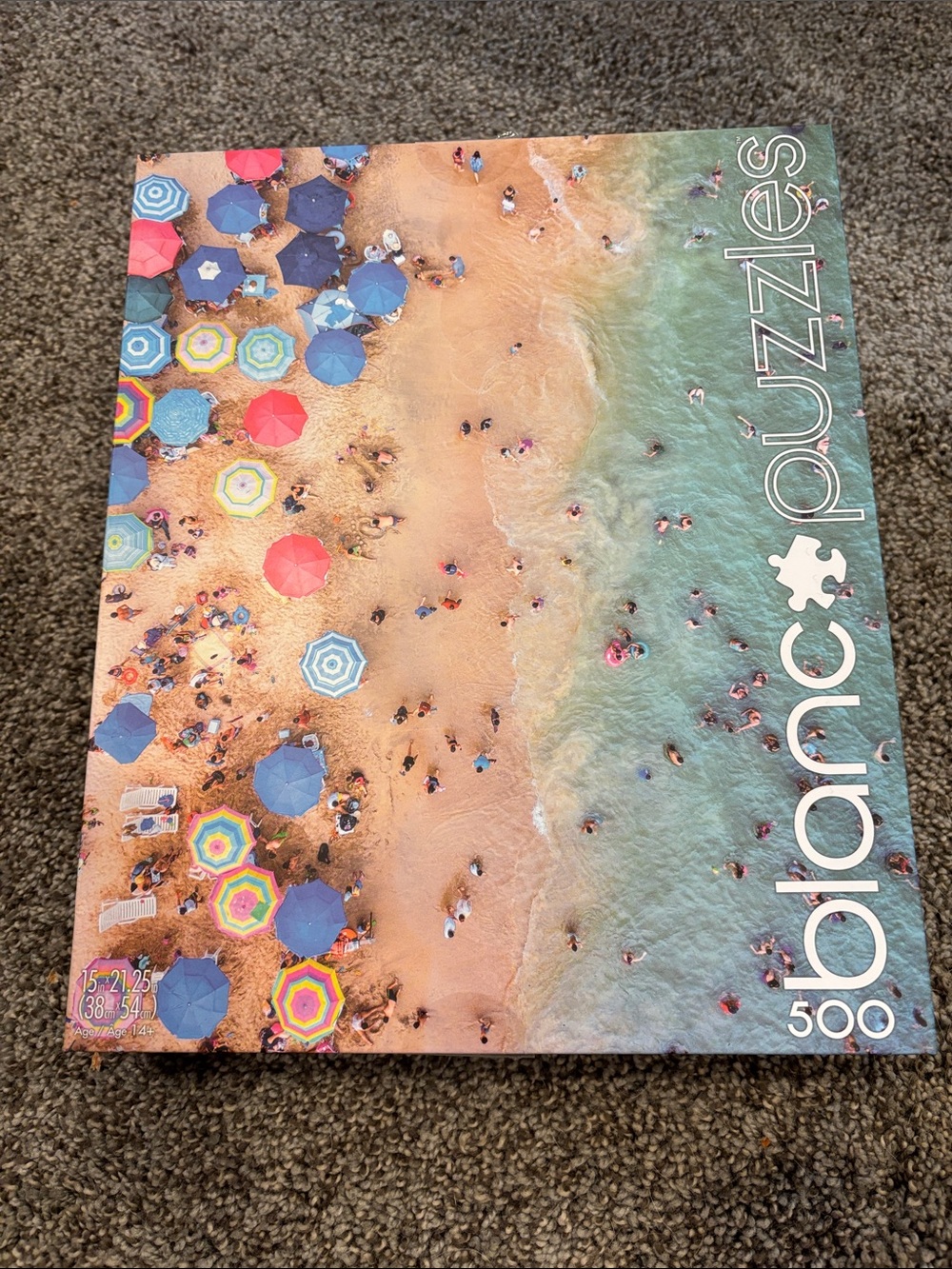 Blanca Puzzles 500-Piece A Day at the Beach - Mexico Puzzle